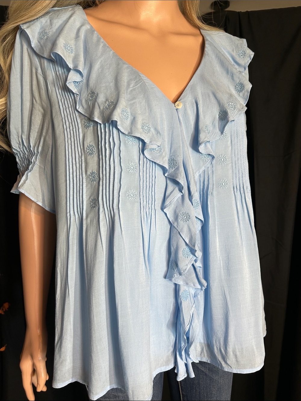 NWT NORDSTROM DANIEL RAINN BLOUSE L